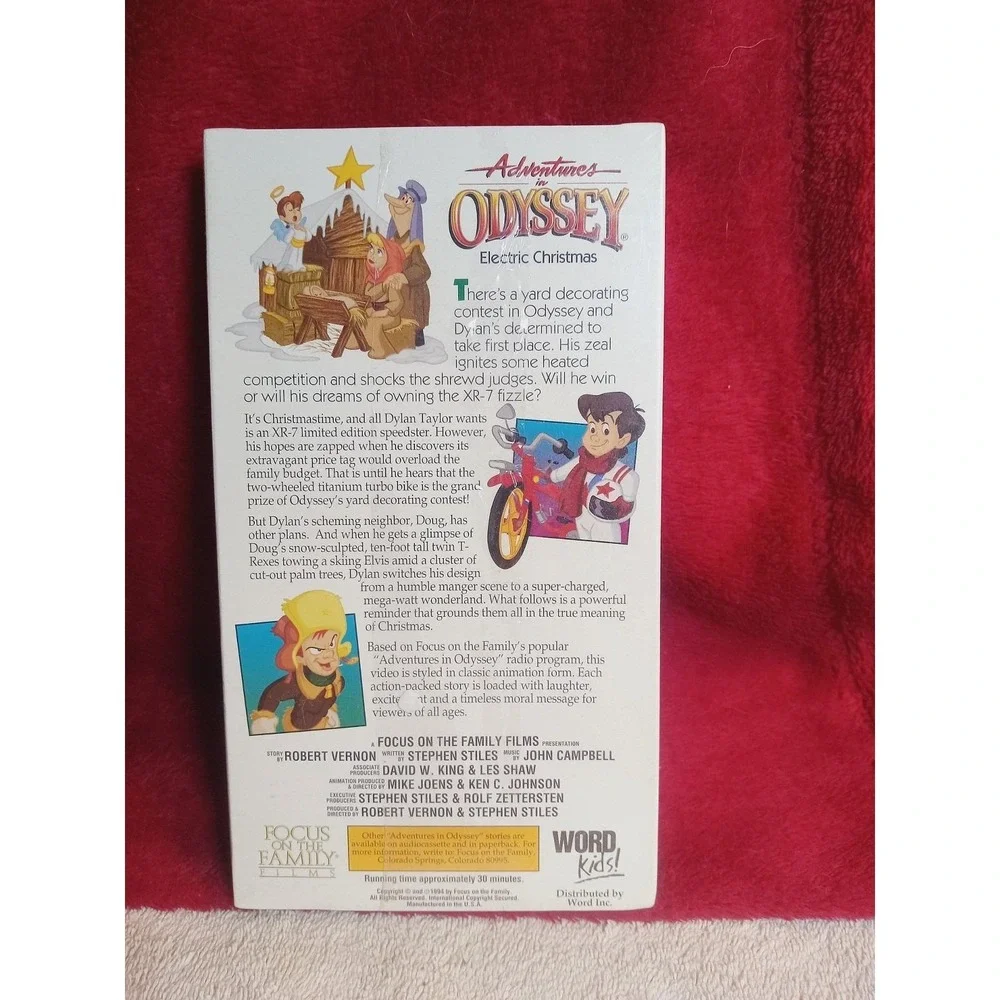 Adventures in Odyssey: Electric Christmas (VHS, 1994, Focus on the Family)